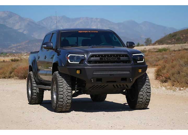 05-15 TACOMA PRO SERIES FRONT WINCH BUMPER BLACK