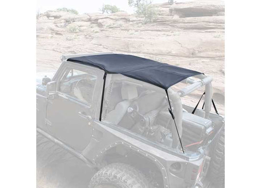 07-09 WRANGLER (JK) - 2 DOOR EXTENDED TOP - BLACK DIAMOND