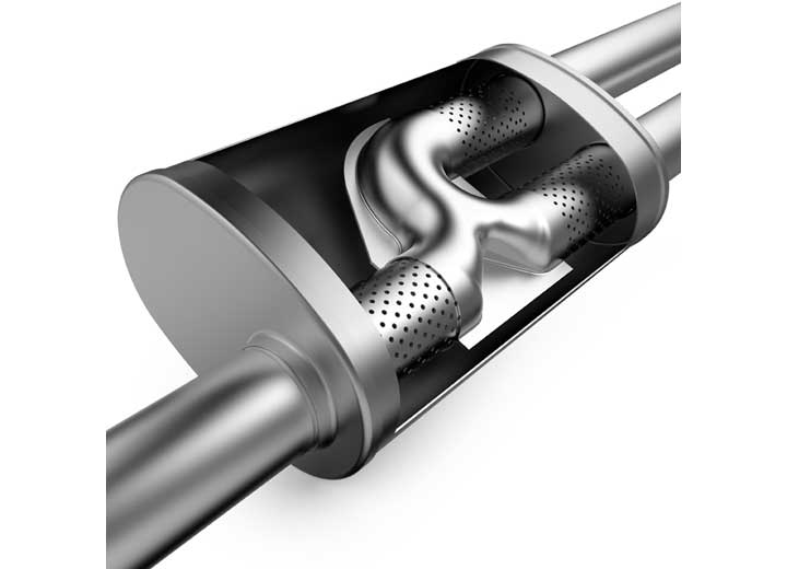 07-18 WRANGLER 3.8/3.6L STREET SERIES AXLE-BACK EXHAUST SYSTEM
