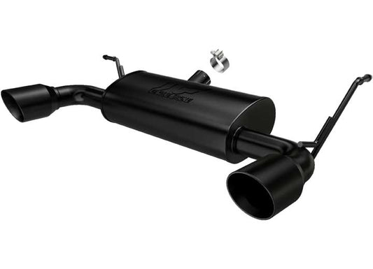 07-18 WRANGLER 3.8/3.6L STREET SERIES AXLE-BACK EXHAUST SYSTEM BLACK