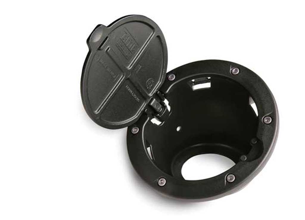 Amp Research - 07 - 18 WRANGLER DOOR BLACK FUEL DOOR