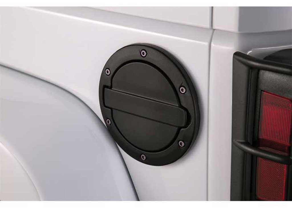 Amp Research - 07 - 18 WRANGLER DOOR BLACK FUEL DOOR