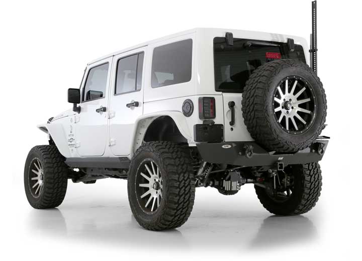 07-18 WRANGLER JK 2/4 DOOR XRC REAR BUMPER W/HITCH