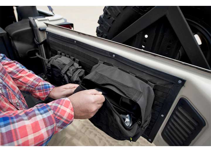 07-18 WRANGLER JK 2/4 DR GEAR TAILGATE COVER; BLACK DENIM