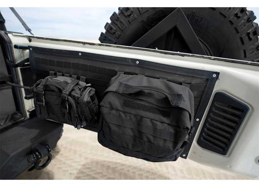 Smittybilt G.E.A.R. Tailgate Cover - Black Denim (07-18 Jeep Wrangler JK 2/4-Door)