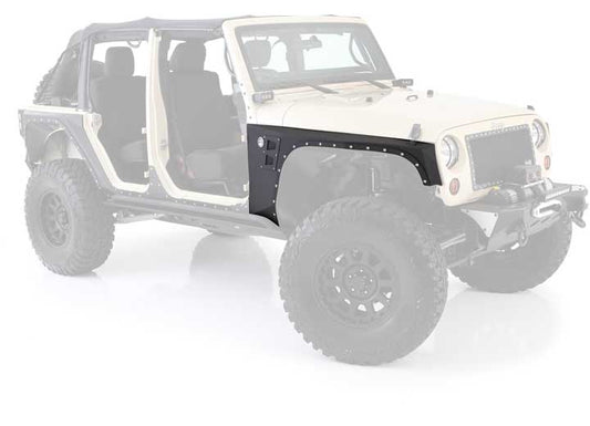 07-18 WRANGLER JK 2/4 DR XRC FRONT FENDERS ARMOR; SOLD AS PAIR; BLACK TEXTURED