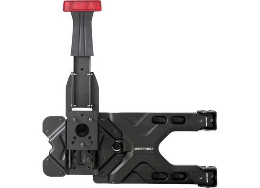 07-18 WRANGLER JK 2/4DR PIVOT HEAVY-DUTY OVERSIZE TIRE CARRIER; BLACK