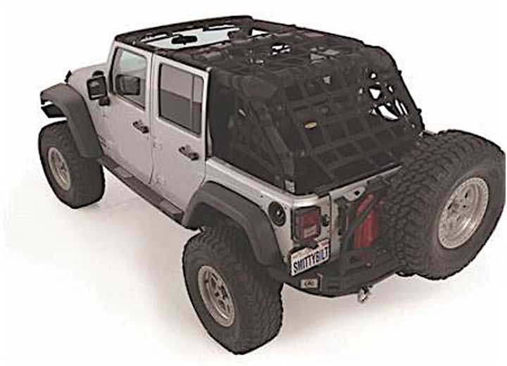 07-18 WRANGLER JK 2DR CRES2 HEAVY DUTY CARGO RESTRAINT SYSTEM; 2IN WEBBING; BLACK