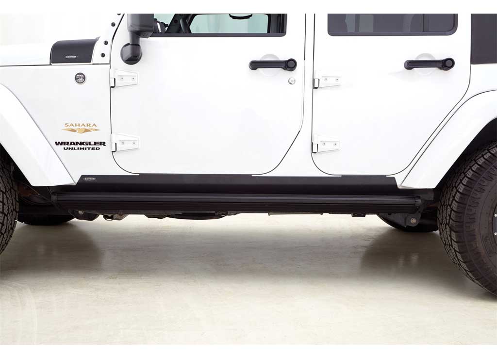 Amp Research - 07 - 18 WRANGLER JK 4 DOOR POWERSTEP XTREME BLACK RUNNING BOARD