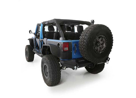 Smittybilt Replacement MOLLE Roll Bar Padding Cover Kit - 3-Piece, Black, 2007-2018 Jeep Wrangler JK 4-Door