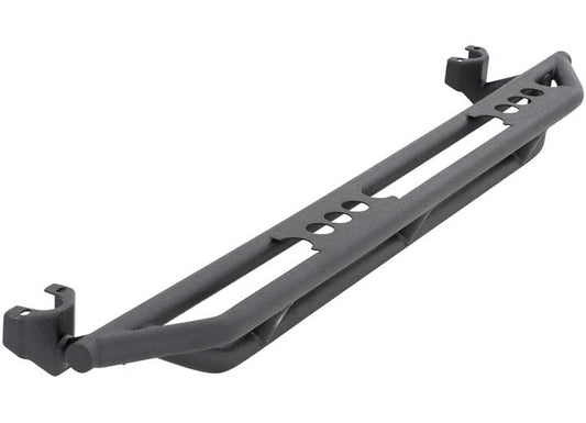 07-18 WRANGLER JK 4 DR SRC ROCK CRAWLER SIDE ARMOR; BLACK TEXTURED