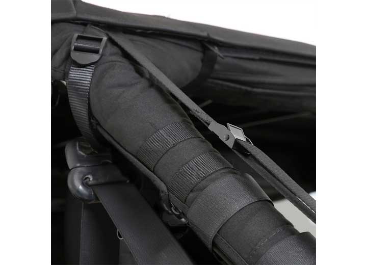 Smittybilt Bowless Combo Top Kit with Tinted Windows - Black Diamond, 2007-2018 Jeep Wrangler JK 4-Door