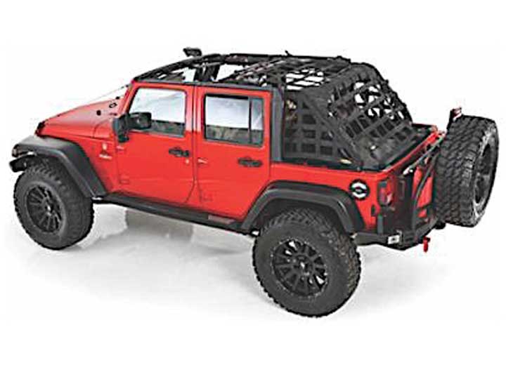 Smittybilt - 07 - 18 WRANGLER JK 4DR CRES2 CARGO RESTRAINT SYSTEM; 2IN NYLON WEBBING; BLACK