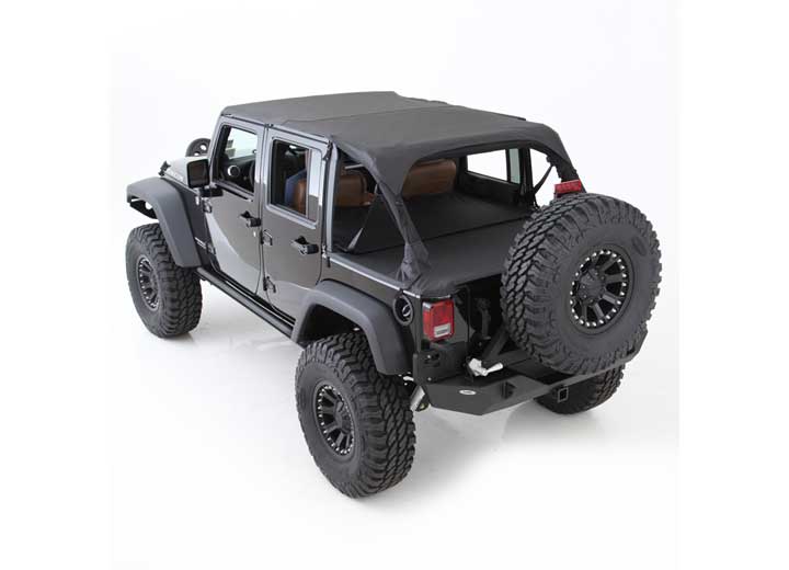 Smittybilt Extended Brief Top - Black Diamond, 2007-2018 Jeep Wrangler JK 4-Door