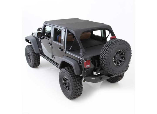 Smittybilt Extended Brief Top - Black Diamond, 2007-2018 Jeep Wrangler JK 4-Door