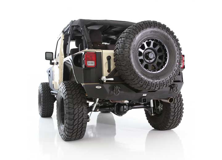 Smittybilt Extended Brief Top - Black Diamond, 2007-2018 Jeep Wrangler JK 4-Door