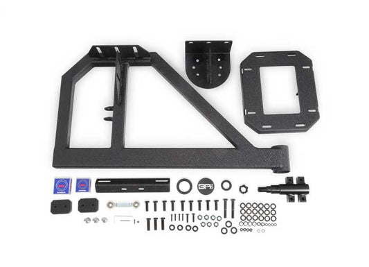 07-18 WRANGLER JK TIRE CARRIER SINGLE ACTION(FITS JK-2965 BUMPER)