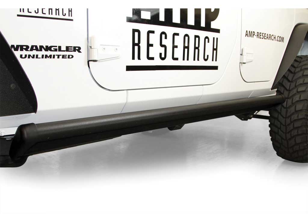 Amp Research - 07 - 18 WRANGLER JK UNLIMITED(4 - DOOR ONLY)POWERSTEP W/LIGHT KIT