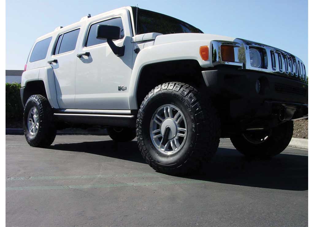 08-09 HUMMER H3 POWERSTEP W/LIGHT KIT