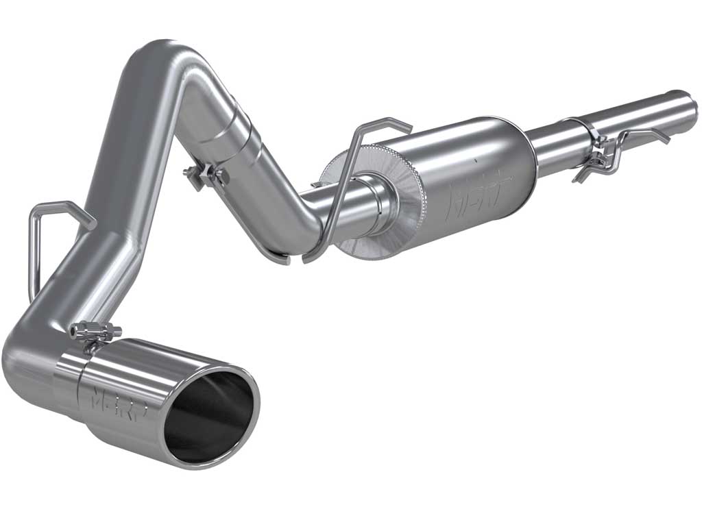 09-13 Chevy/GMC 1500 3" T409 Cat Back Exhaust System - Single Side Exit for 4.8/5.3/6.0L Engines (Excludes 8FT Bed)