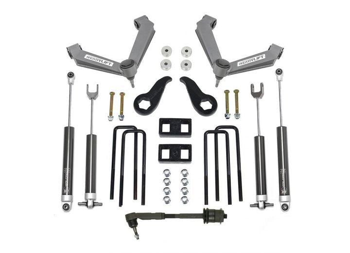 ReadyLift Suspension - 11 - 19 CHEV/GMC 2500/3500HD 3.5IN SST LIFT KIT FRT W/2IN RR W/FABRICATED CONTROL ARMS W/FALCON SHOCKS
