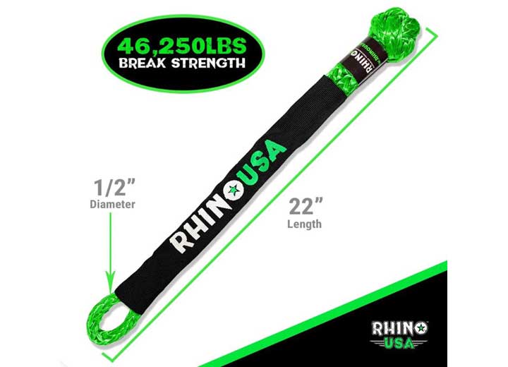 1/2 Inch Lightweight Synthetic Soft Shackles