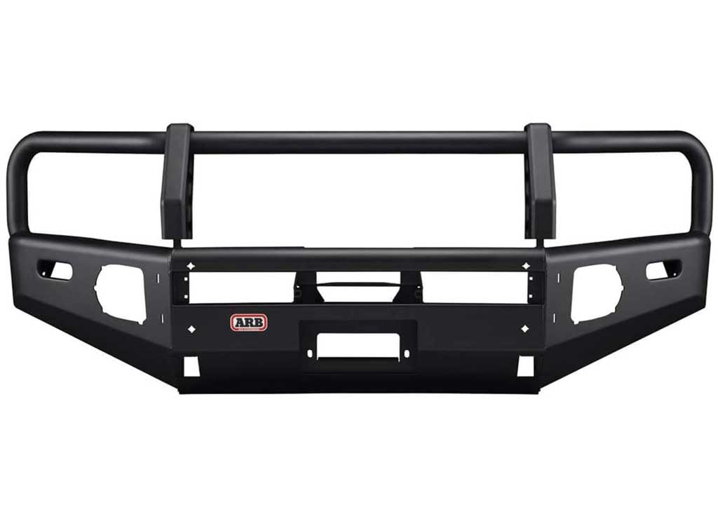 14-19 TUNDRA SUMMIT WINCH BUMPER KIT W/BUMPER WINCH INSTAL KIT BLK PWDR COAT FINISH ARB Usa/Old Man Emu