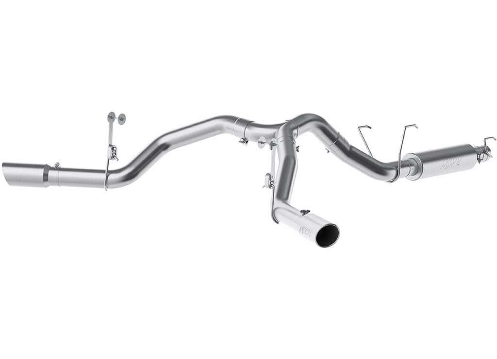 14-C RAM 2500 6.4L Stainless Steel Cat-Back Exhaust System with Dual Split Side Exit