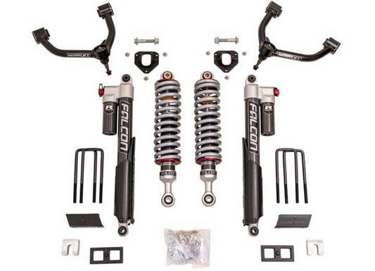 15-22 CHEVROLET/GMC 4WD 3.5IN SST 2.1 LIFT KIT EQUIPPED W/ FALCON 2.1 STRUT/SHOC
