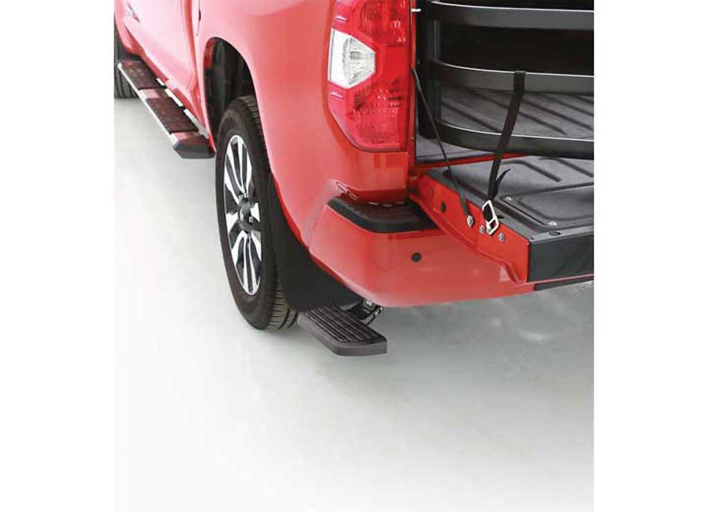Amp Research - 16 - 17 TUNDRA BEDSTEP, BLACK WITH RESIN INNER BUMPER