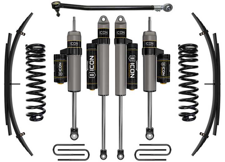 17-19 F250/F350 2.5IN Stage 3 Heavy-Duty Suspension Kit with Expansion Pack Icon Vehicle Dynamics
