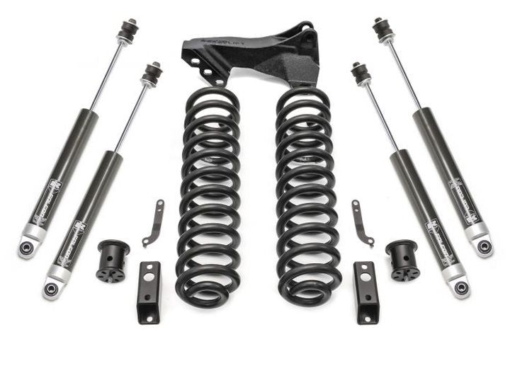 17-19 FORD F250/F350/F450 DIESEL 2.5IN COIL SPRING FRT LIFT KIT W/FALCON & FRT TRACK BAR BRKT
