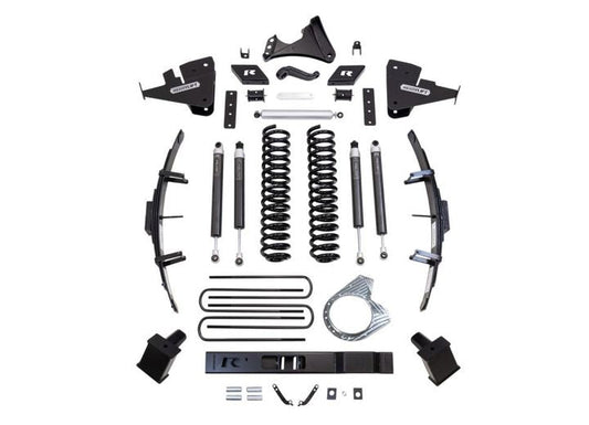 17-C FORD F250/F350 DIESEL 4WD 8.5IN LIFT KIT WITH FALCON SHOCKS W/6.7L POWER STROKE
