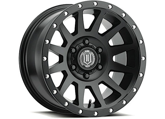 17 X 8.5 COMPRESSION 6 X 135 5INBP 6MM OFFSET- SAT BLACK