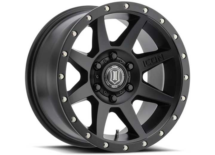 17 X 8.5 REBOUND 5 X 150 5.75INBP 25MM OFFSET- SAT BLACK Icon Vehicle Dynamics