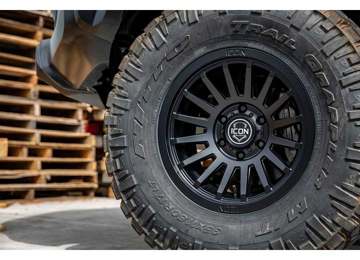 Icon Vehicle Dynamics - 17 X 8.5 RECON SLX 6 x 5.5IN BOLT PATTERN 5.75IN BACKSPACE SAT BLACK