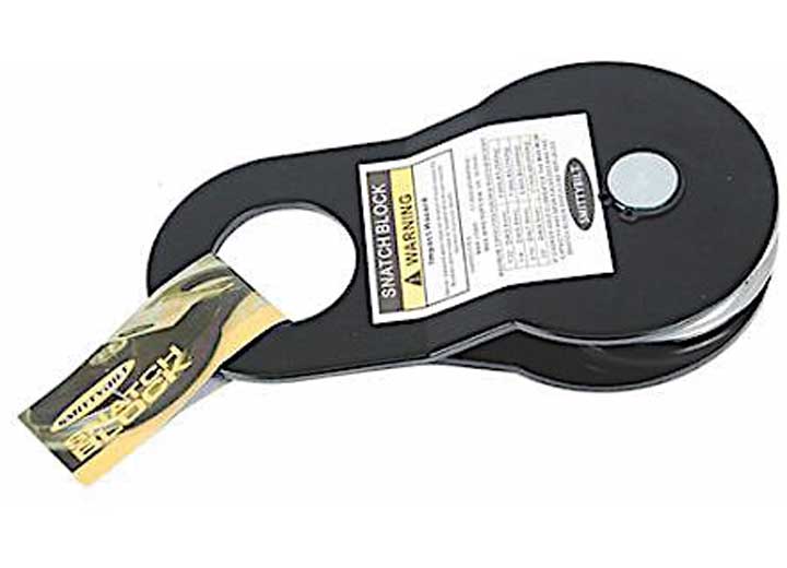 17,600LB SNATCH BLOCK; BLACK FINISH
