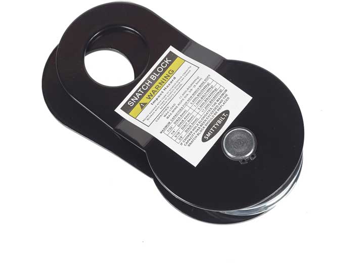 17,600LB SNATCH BLOCK; BLACK FINISH