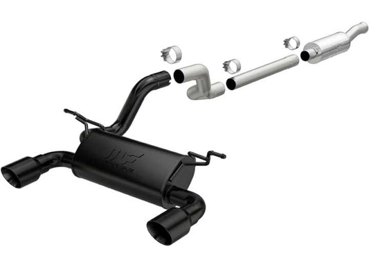 18-22 WRANGLER JL STREET SERIES CAT-BACK EXHAUST SYSTEM BLACK