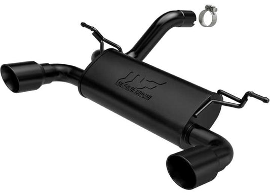 18-22 WRANGLER STREET SERIES AXLE-BACK EXHAUST SYSTEM BLACK