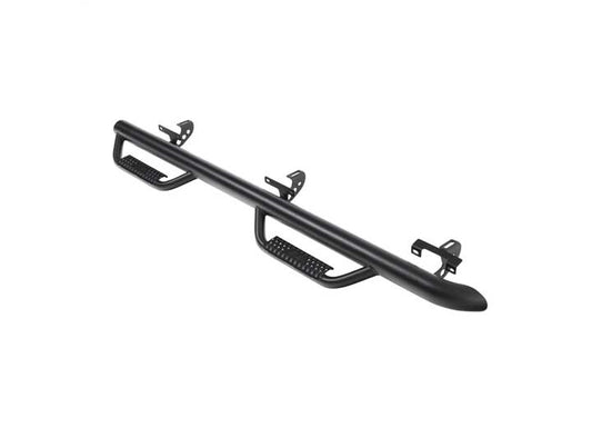 18-C JEEP WRANGLER JL 4DR WHEEL TO WHEEL NERF STEPS (LIGHT TEXTURED BLACK)