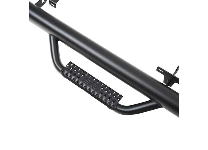 18-C JEEP WRANGLER JL 4DR WHEEL TO WHEEL NERF STEPS (LIGHT TEXTURED BLACK)