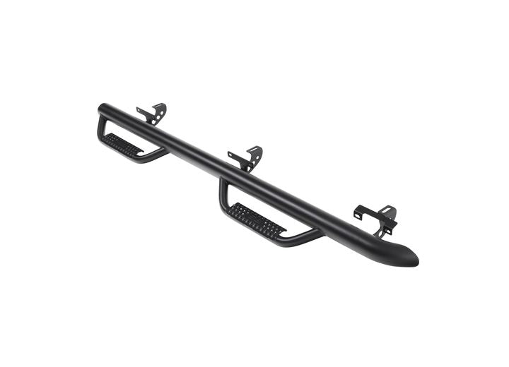 18-C JEEP WRANGLER JL 4DR WHEEL TO WHEEL NERF STEPS (LIGHT TEXTURED BLACK)