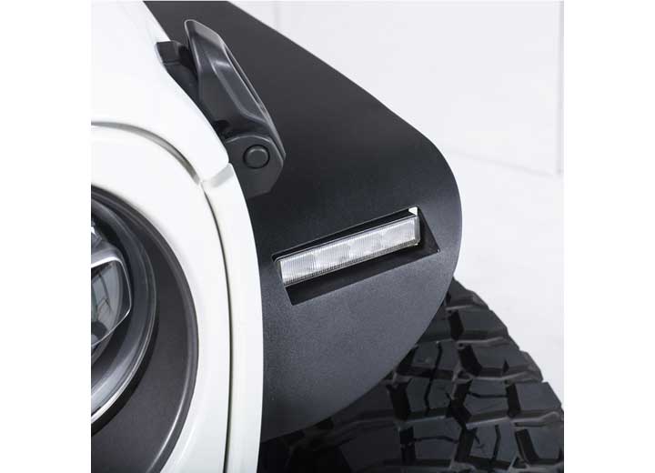 Smittybilt XRC Front and Rear Flat Fender Flare Set - 2018+ Jeep Wrangler JL 4-Door
