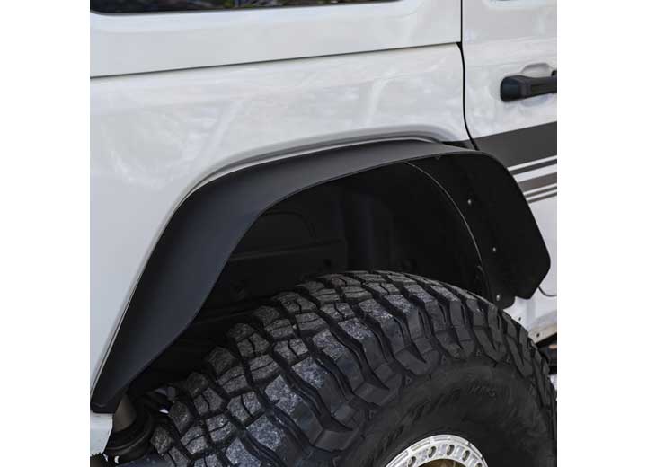 Smittybilt XRC Front and Rear Flat Fender Flare Set - 2018+ Jeep Wrangler JL 4-Door