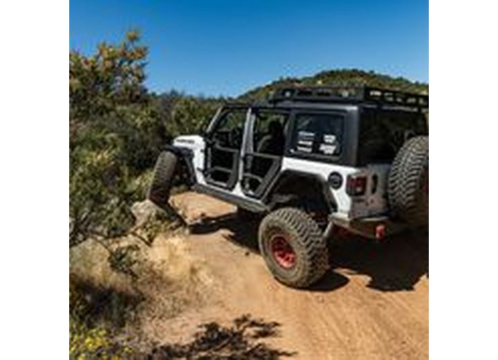 18-C JEEP WRANGLER JL/ GLADIATOR JT TUBE DOORS REAR, PAIR Body Armor 4x4