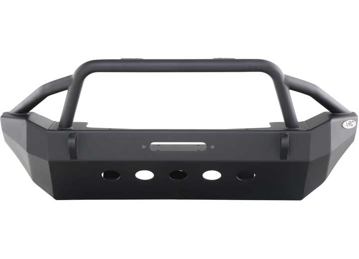 18-C WRANGLER JL; 20-C GLADIATOR XRC GEN1 FRONT BUMPER W/WINCH PLATE; MATTE BLACK