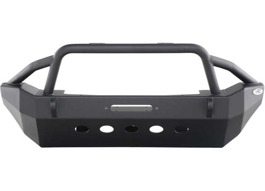 18-C WRANGLER JL; 20-C GLADIATOR XRC GEN1 FRONT BUMPER W/WINCH PLATE; MATTE BLACK