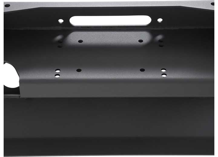 18-C WRANGLER JL; 20-C GLADIATOR XRC GEN1 FRONT BUMPER W/WINCH PLATE; MATTE BLACK