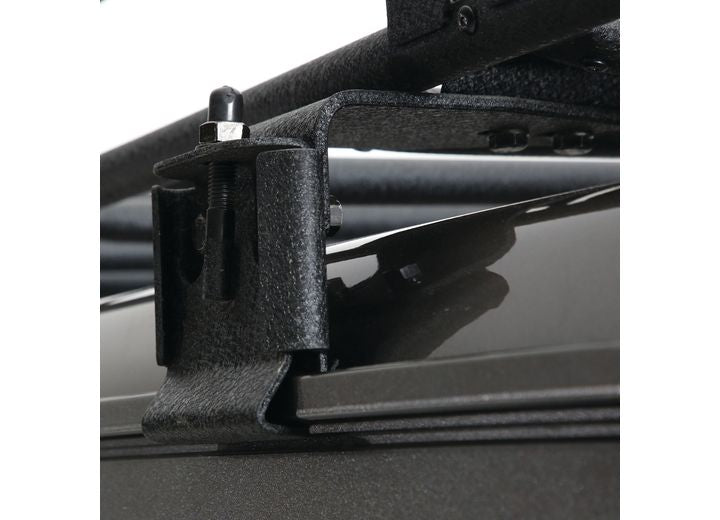 18-C WRANGLER JL 4DR DEFENDER RACK WELDED ONE-PC ROOF RACK; TEXTURED BLACK POWDER COAT